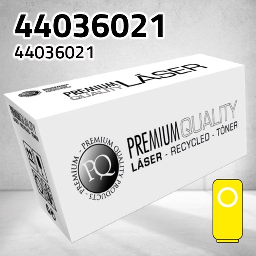 [CLOT6021Y] Marca Clone para Oki 44036021 Kit Toner Amarillo (15.000 Copias)