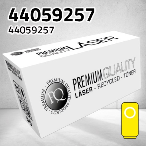 [CLOT9257Y] Marca Clone para Oki 44059257 Kit Toner Amarillo (9.000 Copias)