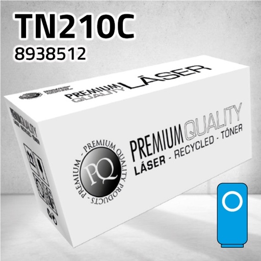 [CLQT8512C] Marca Clone para Konica Minolta 8938512 (TN210C) Cian (12.000 Copias)