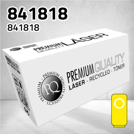 [CLRT1818Y] Marca Clone para Ricoh 841818/841814 Kit Toner Amarillo (18.000 Copias)