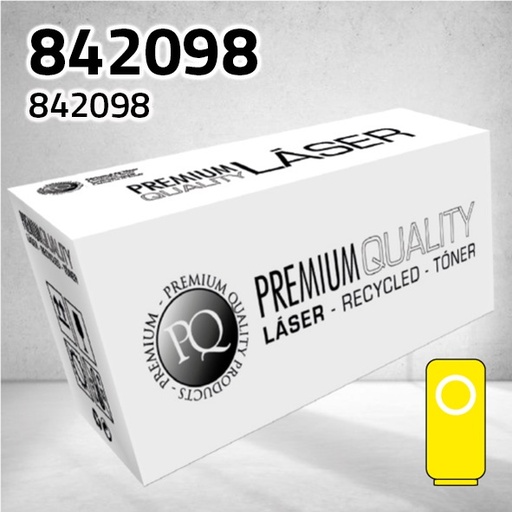 [CLRT2098Y] Marca Clone para Ricoh 842098 Kit Toner Amarillo (6.000 Copias)
