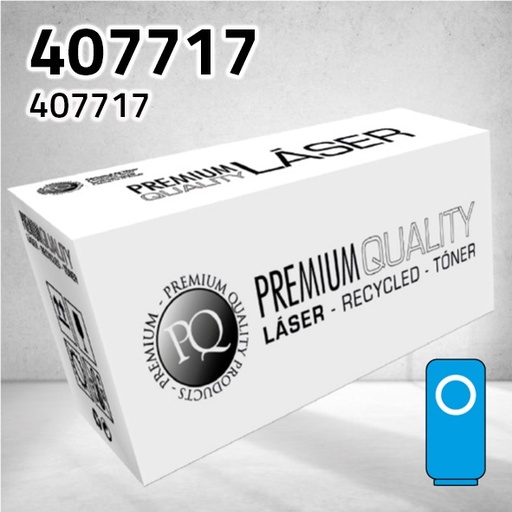 [CLRT7717C] Marca Clone para Ricoh 407717 Cian (6.000 Copias)