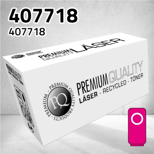 [CLRT7718M] Marca Clone para Ricoh 407718 Magenta (6.000 Copias)