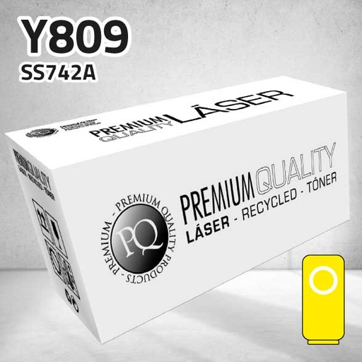 [CLSTK809Y] Marca Clone para Samsung Y809 (SS742A) Kit Toner Amarillo (15.000 Copias)