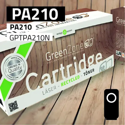 [GPTPA210N] ​Toner preto Green Zone Ready Pant PA210 (contagem de 1.600)