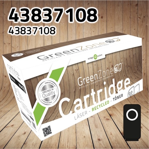 [GOT7108N] Green Zone para Oki 43837108 Kit Toner Negro (18.500 Copias)