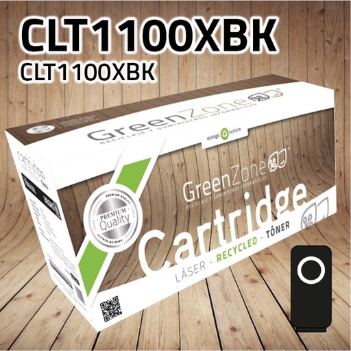 [GPTCLT1100XN] Green Zone para Pantum CLT1100XBK Toner Negro (3.000 Copias)