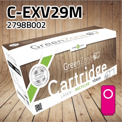 [GCTCEXV29M] Green Zone para Canon (C-EXV29) 2798B002 Kit Toner Magenta (27.000 Copias)