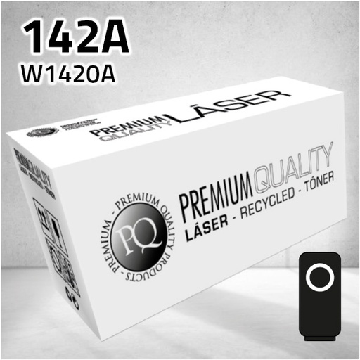 [CLHTW1420N] Marca Clone para HP W1420A (142A) Negro (950 Copias) NO VALIDO PARA HP+/ Series terminadas en "e"