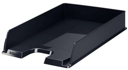 [623605] Esselte Europost Vivida Bandeja Portadocumentos - Formato Vertical - A4 - Espacio para Etiqueta Identificativa - Color Negro 