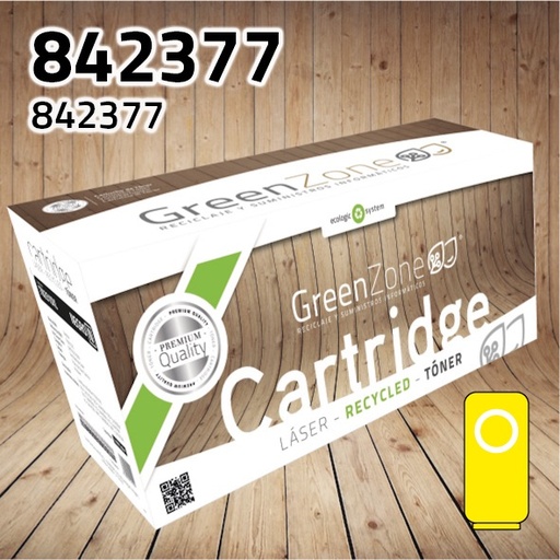 [GRT2377Y] Green Zone para Ricoh MCI400Y (842377) Amarillo (8.000 Copias)