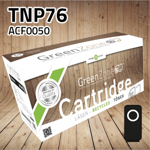 [GMTNP76N] Green Zone para Konica Minolta TNP76 (ACF0050) Negro (12.000 Copias)