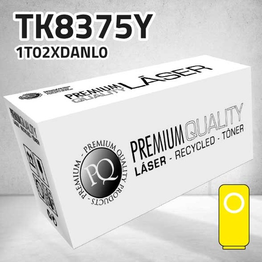 [CLKT8375Y] Marca Clone para Kyocera TK8375Y Kit Tóner Amarillo (20.000 Copias)