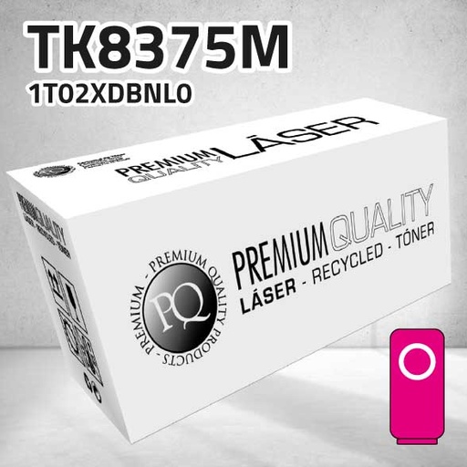[CLKT8375M] Marca Clone para Kyocera TK8375M Kit Tóner Magenta (20.000 Copias)