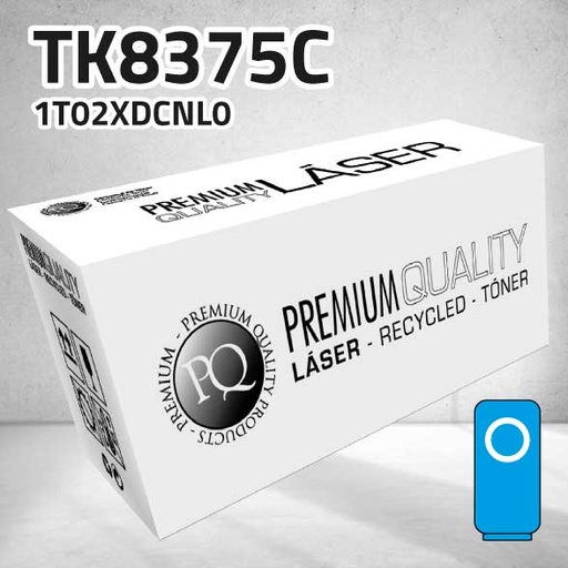 [CLKT8375C] Marca Clone para Kyocera TK8375C Kit Tóner Cian (20.000 Copias)