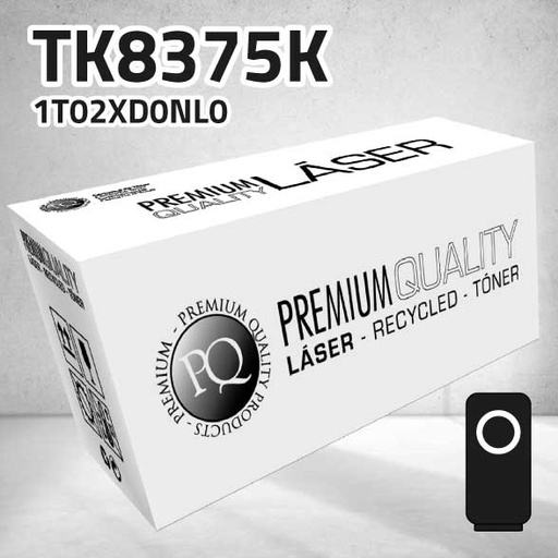 [CLKY8375N] Marca Clone para Kyocera TK8375K Kit Tóner Negro (30.000 Copias)