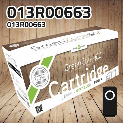 [GXT0663NO] Green Zone para Xerox 013R00663 Kit Tambor Negro (190.000 Copias)