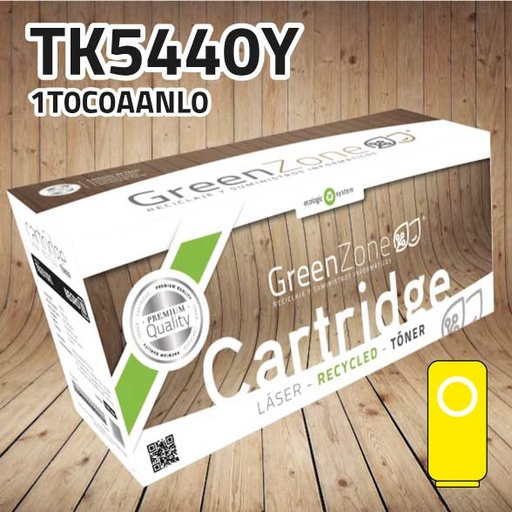 [GKT5440Y] Green Zone para Kyocera TK5440Y Kit Tóner Amarillo (2.400 Copias)