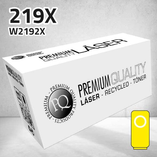 [CLHTW2192XY] Marca Clone para HP W2192X (219X) Tóner Amarillo (2.500 Copias)
