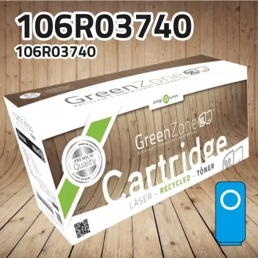 [GXT3740C] Green Zone para Xerox 106R03740 Kit Tóner Cian (16.500 Copias) Polimerizado