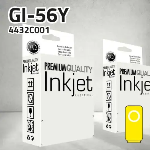 [CLCCGI56Y] Marca Clone para Canon 4432C001 (GI-56Y) Botella Amarillo (14.000 Copias) Tinta pigmentada