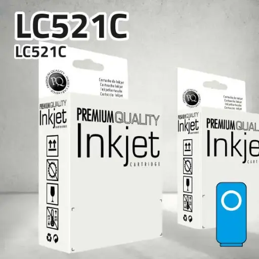 [CLCCLC521C] Marca Clone para Canon LC521C Cian (500 Copias)