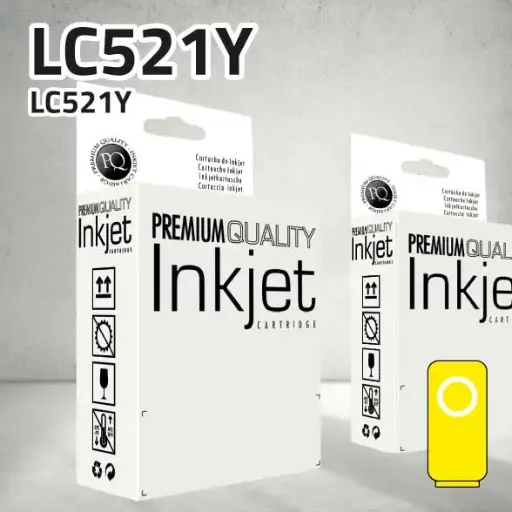 [CLCCLC521Y] Marca Clone para Canon LC521Y Amarillo (500 Copias)