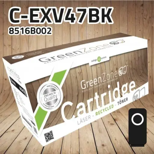 [GCTCEXV47N] Green Zone para Canon (C-EXV47BK) 8516B002 Kit Tóner Negro (19.000 Copias)