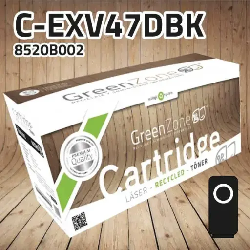 [GCTCEXV47NO] Green Zone para Canon (C-EXV47DBK) 8520B002 Kit Tambor Negro (39.000 Copias)