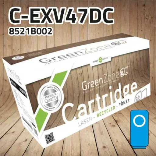 [GCTCEXV47CO] Green Zone para Canon (C-EXV47DC) 8521B002 Kit Tambor Cian (33.000 Copias)