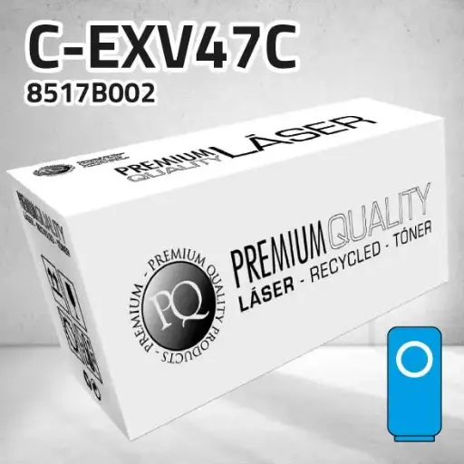 [CLCTCEXV47C] Marca Clone para Canon (C-EXV47C) 8517B002 Kit Tóner Cian (21.500 Copias)