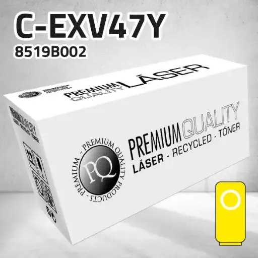 [CLCTCEXV47Y] Marca Clone para Canon (C-EXV47Y) 8519B002 Kit Tóner Amarillo (21.500 Copias)