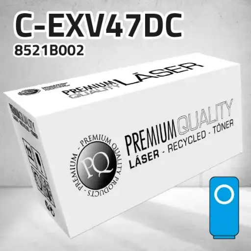 [CLCTCEXV47CO] Marca Clone para Canon (C-EXV47DC) 8521B002 Kit Tambor Cian (33.000 Copias)